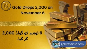 Gold Drops 2,000 on November 6