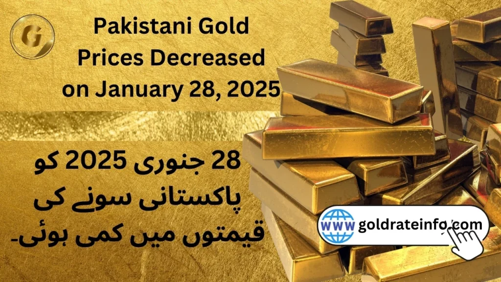 Pakistani Gold Prices Decreased on January 28 2025